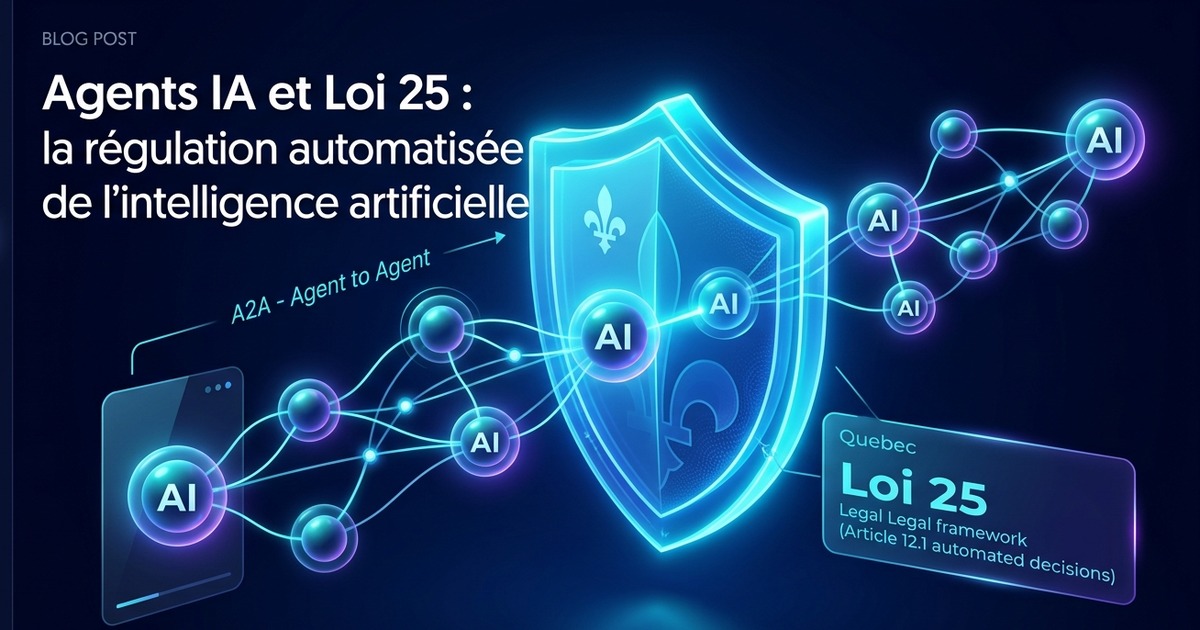Agents IA et Loi 25 : régulation automatisée de l'intelligence artificielle au Québec